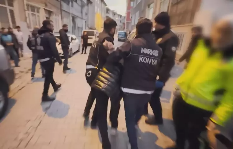 ‘Narkokapan Konya’ Operasyonunda 419 Şüpheli Tutuklandı