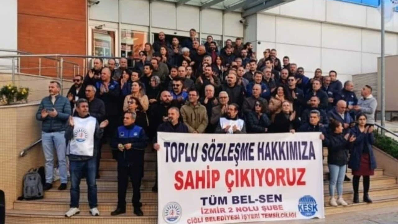 Çiğli Belediyesi emekçileri ayakta
