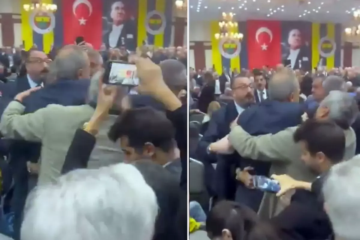 Fenerbahçe Yüksek Divan Kurulu Toplantısında Kavga Çıktı