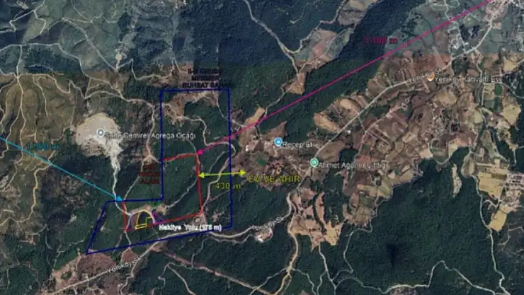 Tire’de Zeytinliklerin Yanına Taş Ocağına İzin Çıkmadı