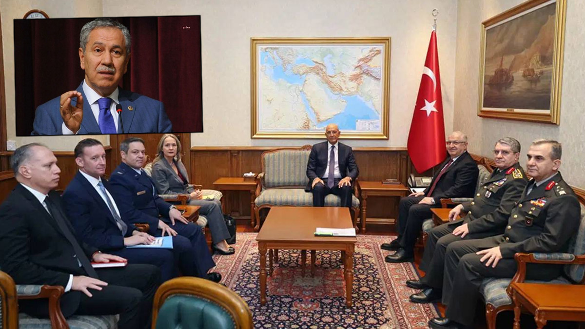 Bülent Arınç’tan Barrack’ın MSB’deki fotoğrafına tepki: ‘İzahı güç bir protokol hatasıdır’