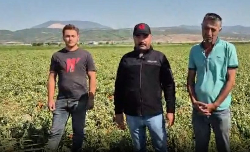 İzmir-Kınık’ta çiftçinin feryadı: ‘Çalışarak, üreterek batıyoruz’